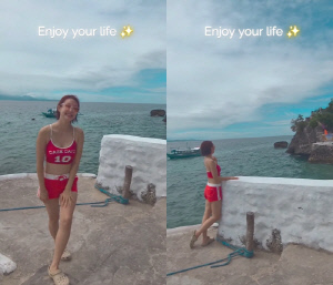 '43세' 오정연, '군살無' 167cm·46kg 비키니 몸매..자기관리의 정석