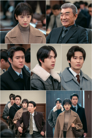 박신혜vs이덕화, 법정 대격돌 예고…긴장감 가득한 분위기('언더커버 미쓰홍')