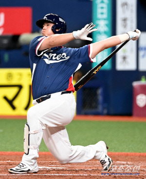 전쟁같았던 대만전, 307억 노시환만 못 봤다...세리머니 창작 이후, 자취를 감췄다