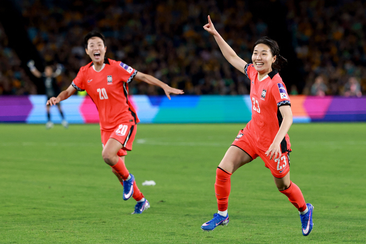 신상우 매직 미쳤다! '교체투입' 강채림-김신지 연속골, 대한민국 호주와…