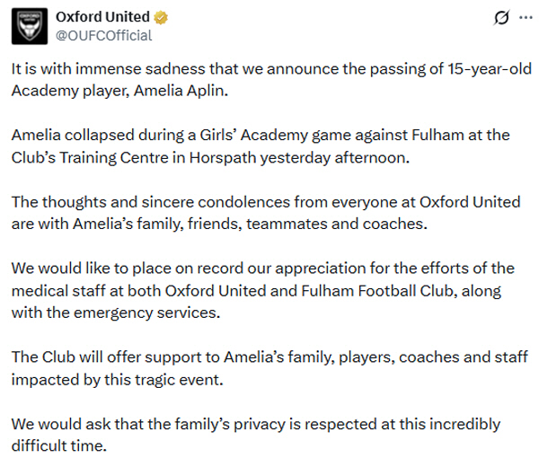 "꽃다운 나이에.." 전진우 소속팀서 발생한 '안타까운 비보', 15세 …