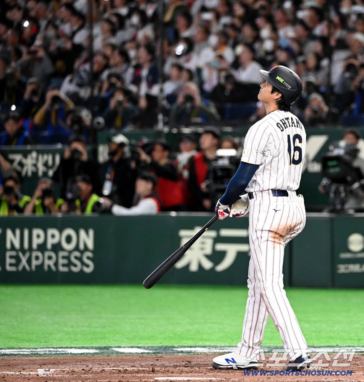 7일 일본 도쿄돔에서 열린 WBC(월드베이스볼클래식) 한국과 일본의 경기. 3회말 오타니가 동점 솔로홈런을 치고 있다. 도쿄(일본)=허상욱 기자 wook@sportschosun.com/2026.03.07/
