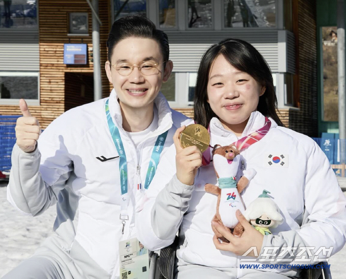 '장애인체육 키다리아저씨' 배동현 BDH이사장 불패 신화! 평창 첫金 신의현→밀라노 첫金 김윤지, 11년 진심 지원이 빚어낸 K-노르딕의 기적[밀라노-코르티나 패럴림픽 현장]