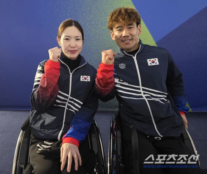 "16년만의 휠체어컬링 메달 보인다!" '팀200%' 이용석X백혜진,믹스더블 4강행! 오늘밤 미국과 운명의 준결승 격돌[밀라노-코르티나 패럴림픽 현장]