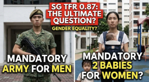 남성 병역 의무처럼 여성은 두 자녀 출산 의무?…이게 '진정한 성평등'?