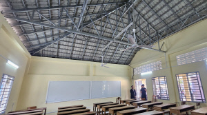 아이에스동서, 캄보디아 고등학교 노후시설 개선 공사지원