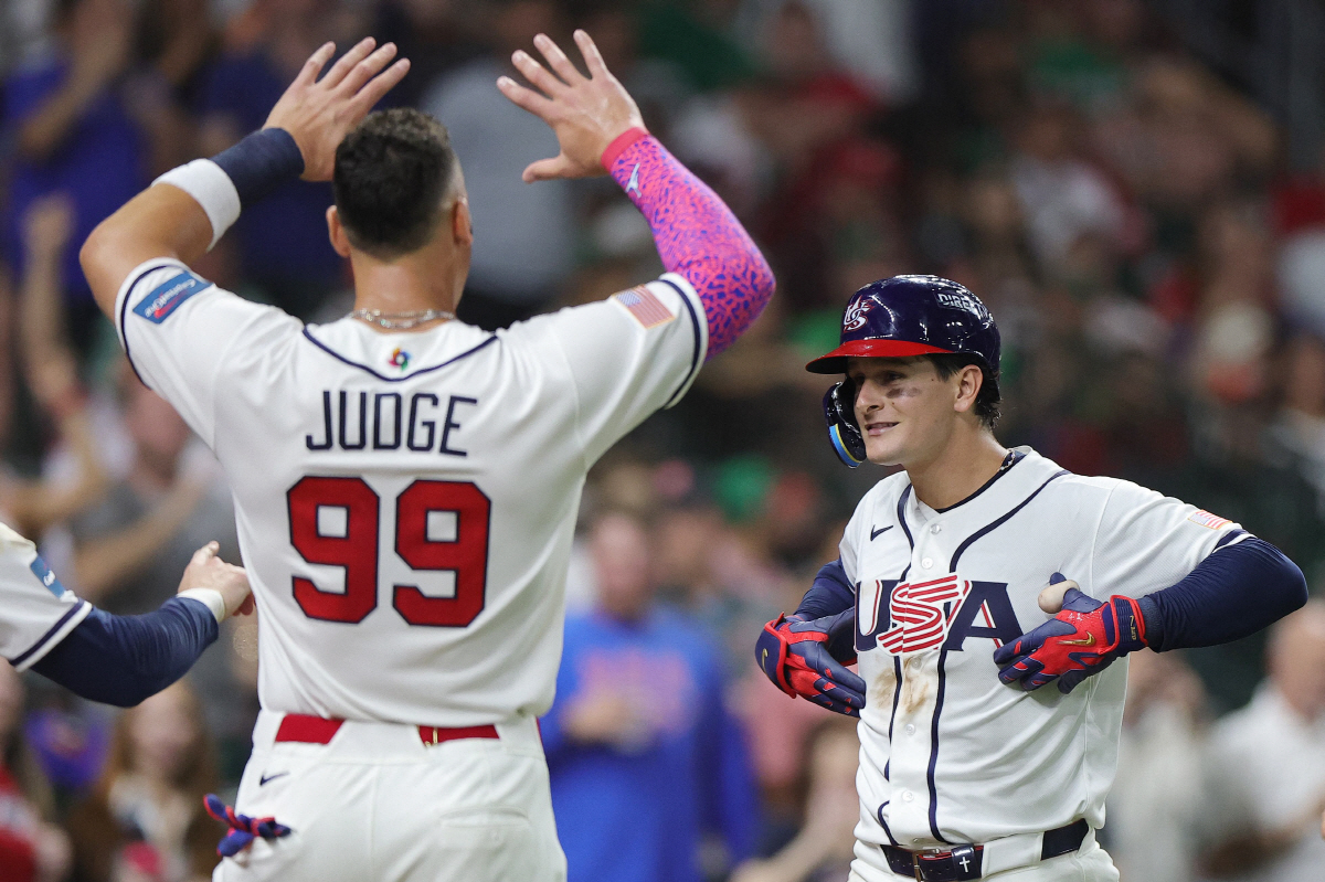 [속보]저지 선제 투런포 작렬! 160.5㎞ 스킨스 4이닝 7K 무실점,…