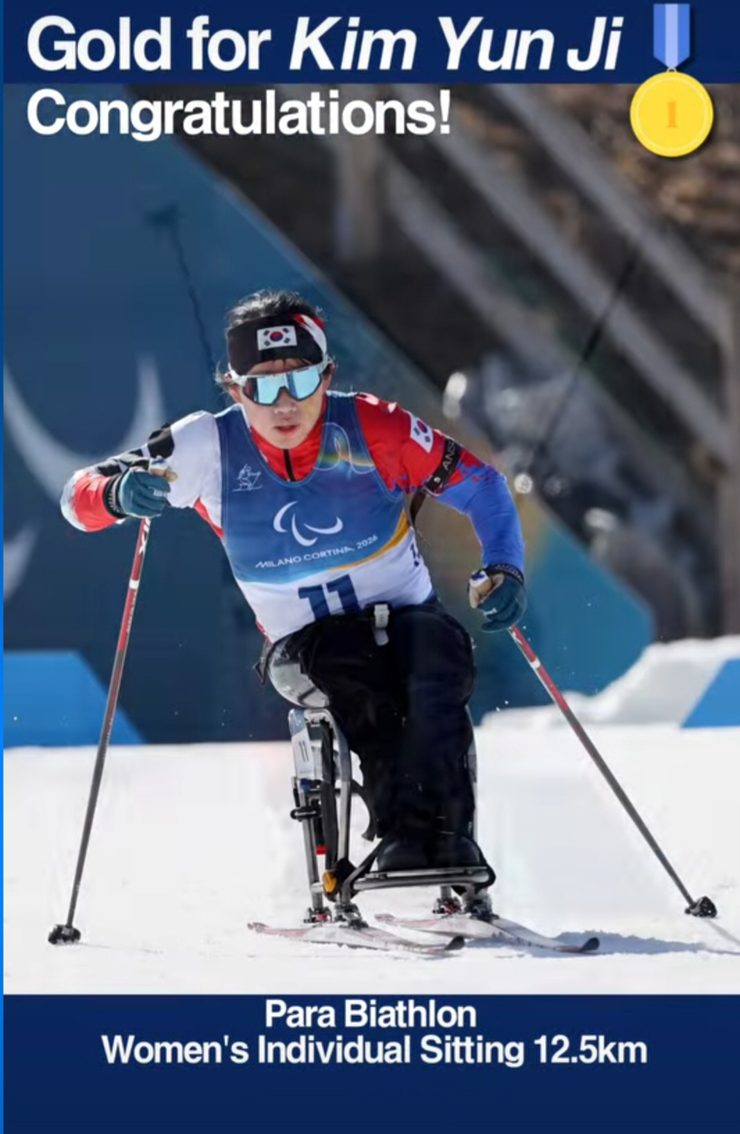 "오늘밤 첫 다관왕 도전" '스마일리' 김윤지의 괴력 스퍼트...'은메달…