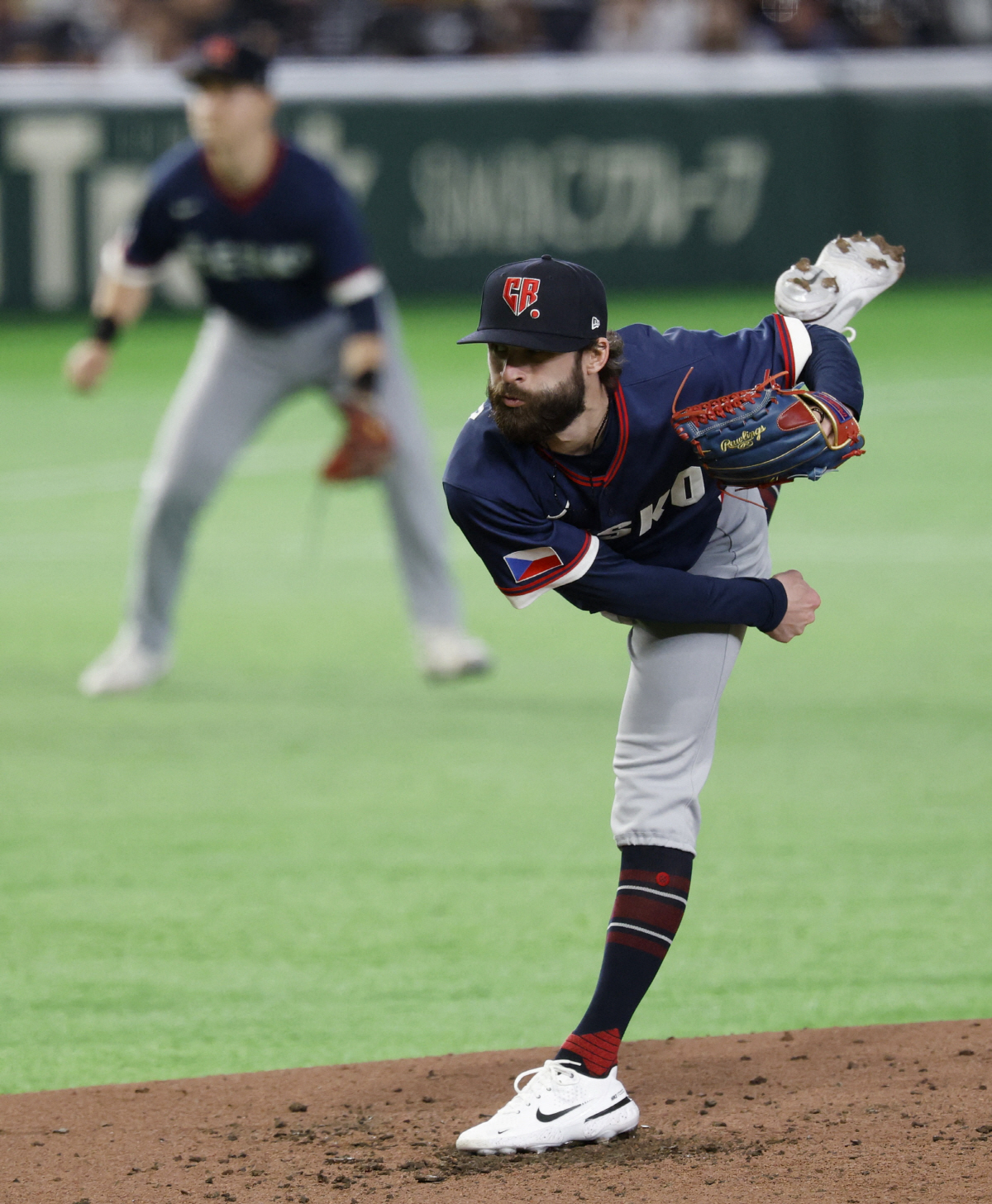 '대표팀 은퇴 경기'서 WBC 챔피언에 4.2이닝 무실점 쾌투…도쿄돔 기…