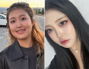 홍진경 딸 라엘, 보정 앱 없이 걸그룹 비주얼 변신...이번엔 메이크업 효과