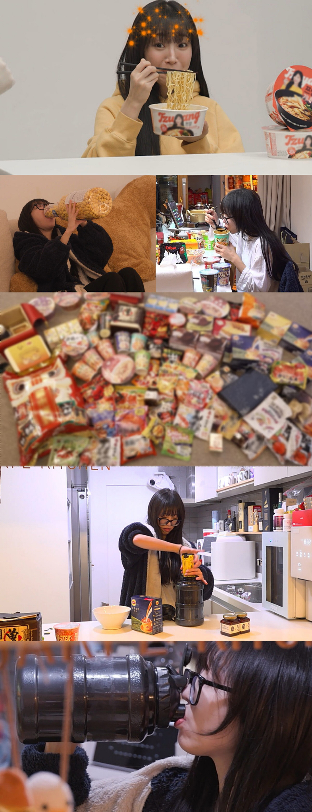 쯔양, 6시간 폭식에도 '역대 최저 몸무게'..."뱉어도 된다" 만류에도…