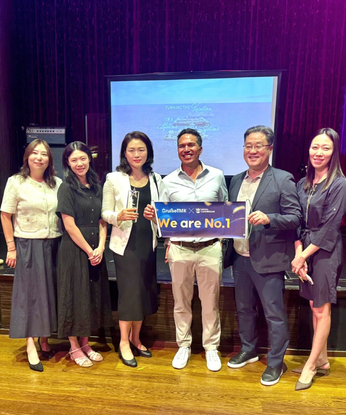 투어마케팅코리아, 로얄캐리비안크루즈 '아시아태평양 우수 판매 에이전트' 수상