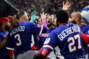 '와' 아찔 송구에 상대 바뀌는 줄…한국, 8강전 대진 나왔다! 'ML 호화군단' 도미니카공화국 격돌