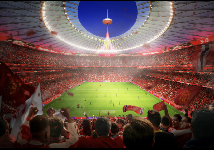 英 단독 보도, 맨유 새 '드림 구장' 건설 비용 충격적 '삽도 안 떴는…