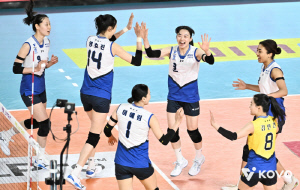 'KB손해보험 제압' 대한항공, 2년 만에 1위까지 승점 3점 남았다…'카리 이탈' 현대건설, 마지막 1위 탈환 희망 살렸다