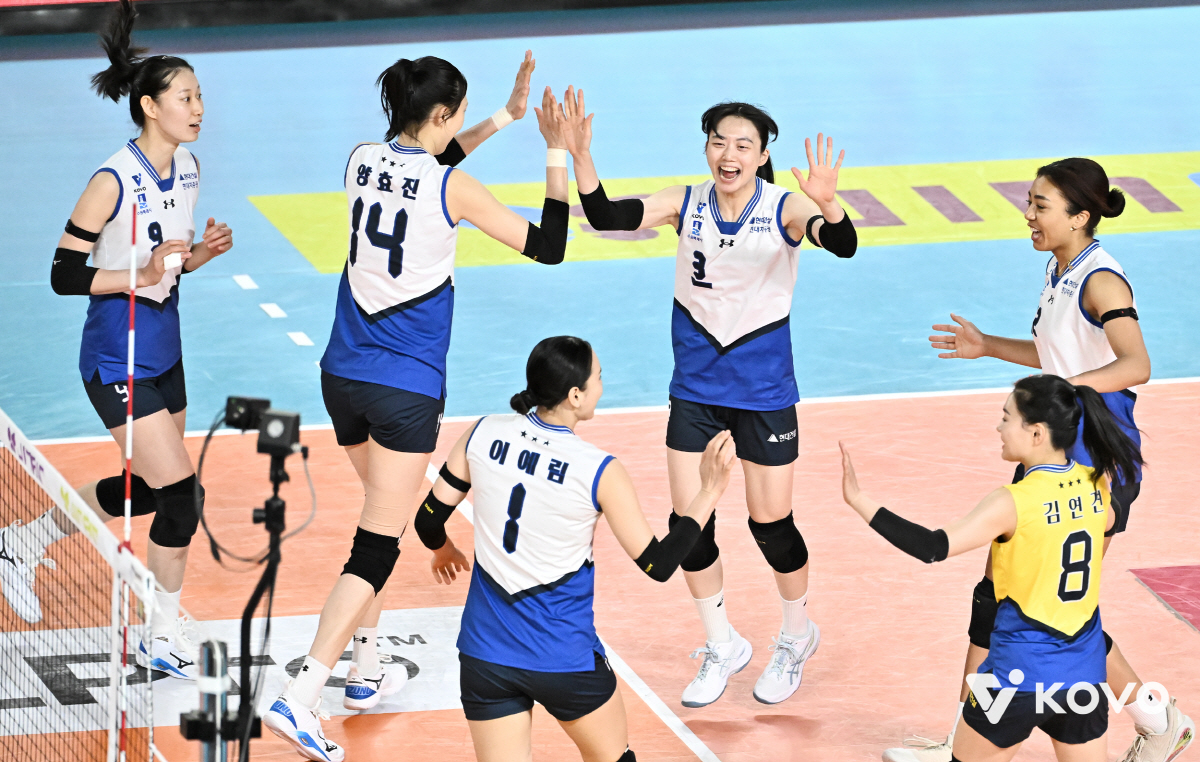 'KB손해보험 제압' 대한항공, 2년 만에 1위까지 승점 3점 남았다…'…