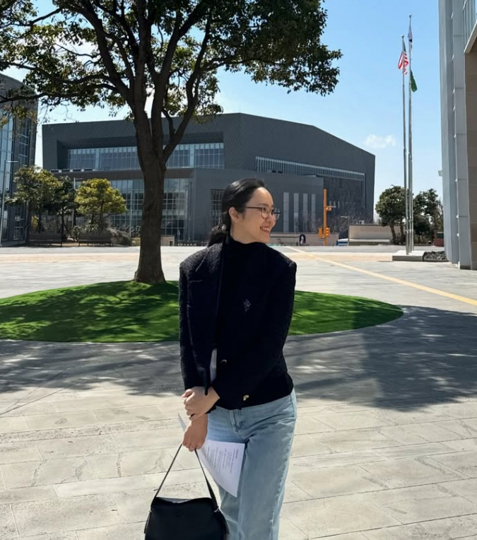 '이혼' 박지윤, 제주 '국제학교 학부모 면담' 어떻길래..."나름 바빴…