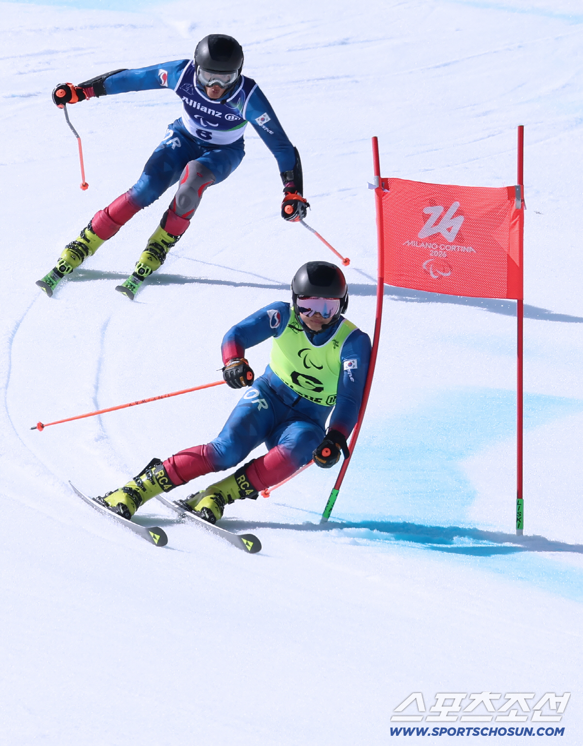 왼무릎-종아리 파열에도 '커리어 하이' 6위 찍은 '유쾌한 알파인 듀오'…