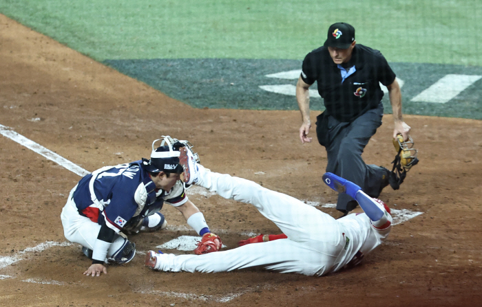 "박동원, 태그 연습하자" 잔치는 끝났다! '현실' 직시한 염갈량 "아쉬운 결과 → 몸상태 체크부터" [부산포커스]