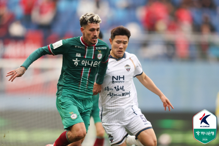 '무승부의 늪'에 빠졌다! '우승 후보' 대전, 아쉽게 놓친 시즌 첫 승…