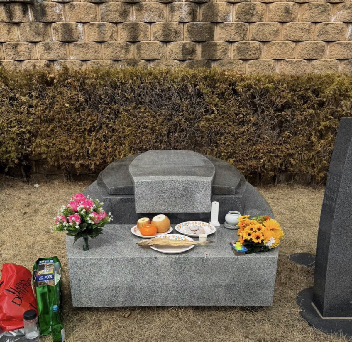 ‘마약→日 활동’ 박유천, 세상 떠난 父 묘소 공개 “잘 지내니 걱정 마…