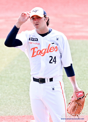 한화 큰 걱정 덜었다…에이스의 4⅔이닝 151㎞ 역투, 사령탑의 안도 