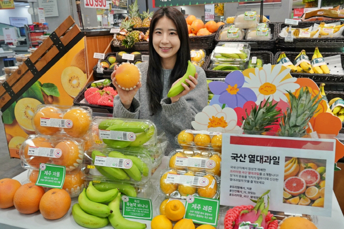 신안 바나나에 제주 레몬·자몽까지…롯데마트, 국산 열대·아열대 과일 3종 선보여