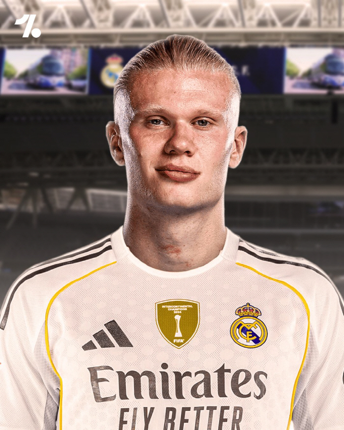 역대급 반전! 홀란, 레알 마드리드 이적 원한다…음바페와 '꿈의 조합' 가동→"바르사 이적설은 루머"