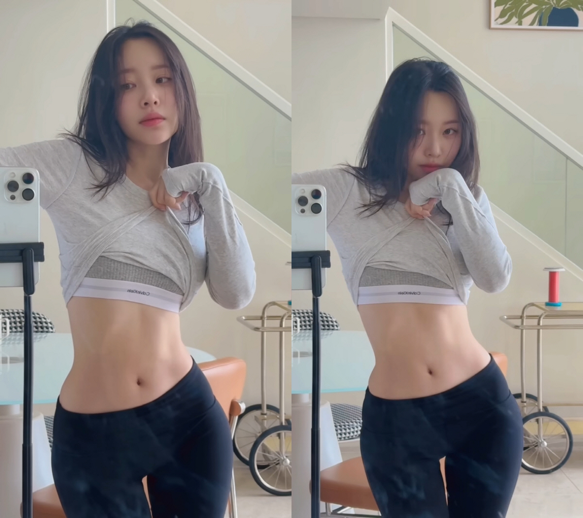 '박성광♥' 이솔이, 걸그룹 뛰어넘는 '역대급' 잘록 허리라인…휴지챌린지…