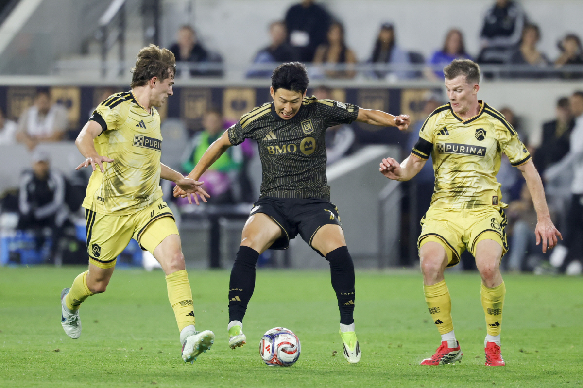 "잠잠한 손흥민" MLS 걱정 폭발…LA FC '간신히 유지 中' 힘겹게…