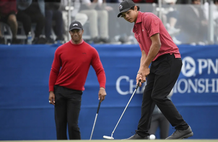 아직은 멀었나…타이거 우즈 아들 찰리, '주니어 마스터스'서 +26 최하위 굴욕