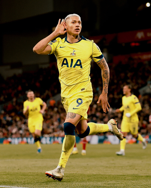 '손없히왕, 손흥민이 없으면 히샬리송이 왕' 토트넘의 '한 줄기 빛'…투도르, 리버풀 원정서 '첫 승점→잔류 발판'