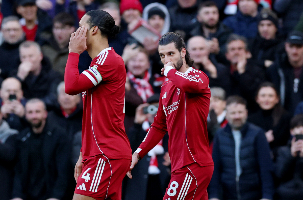 '손없히왕' 맞다! 리버풀 상대 '극장골' 히샬리송, EPL 100호 공…