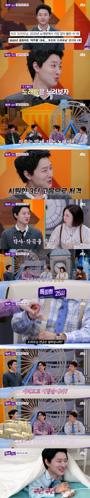 우즈, '드라우닝' 저작권료 밝혔다 