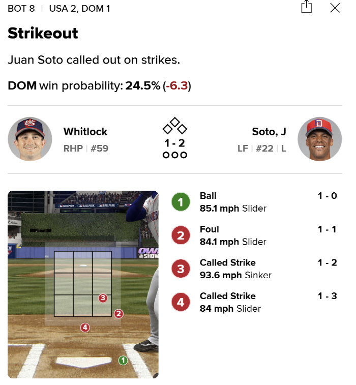 일본 반대편으로 치운 미국, '대진표 조작'에 'S존 홈콜' 논란까지 →…
