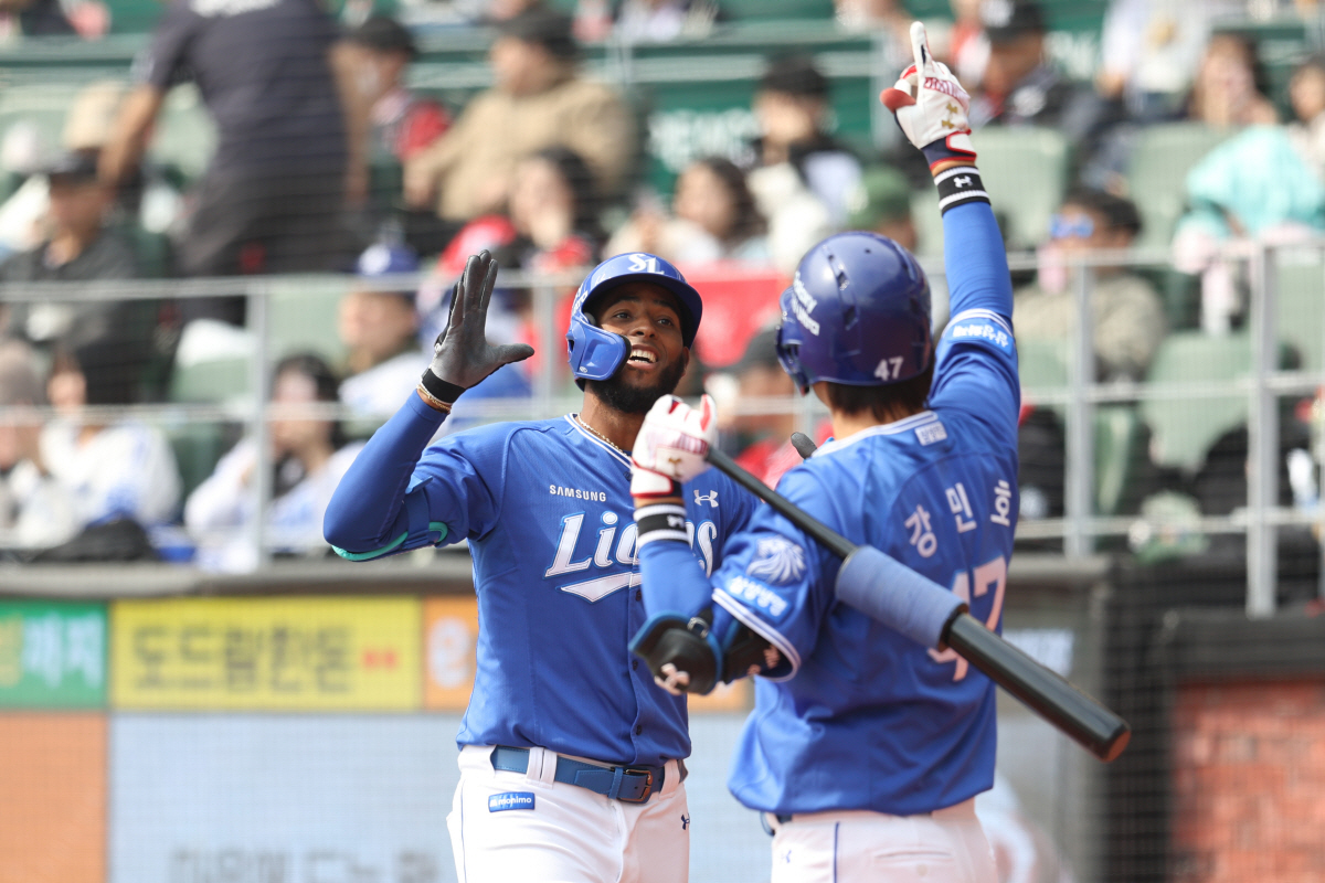 잠잠하던 디아즈, 드디어 터졌다, 시범경기 첫 홈런, 밀어서 잠금 해제