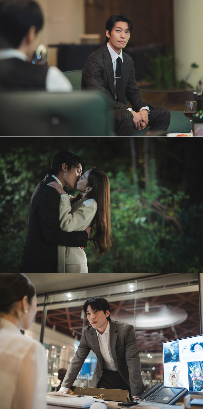 "할거면 제대로"…위하준, '세이렌' 박민영 홀리는 '섹시美'..가짜 연애 속 진짜 키스 터졌다