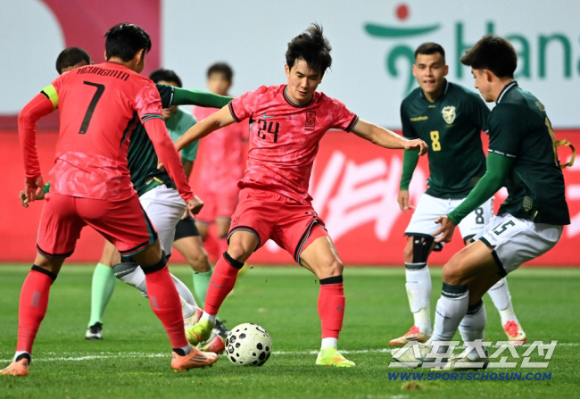 또 쓰러진 '홍명보호 엔진' 황인범, 다시 고민 시작된 중원 조합...'…