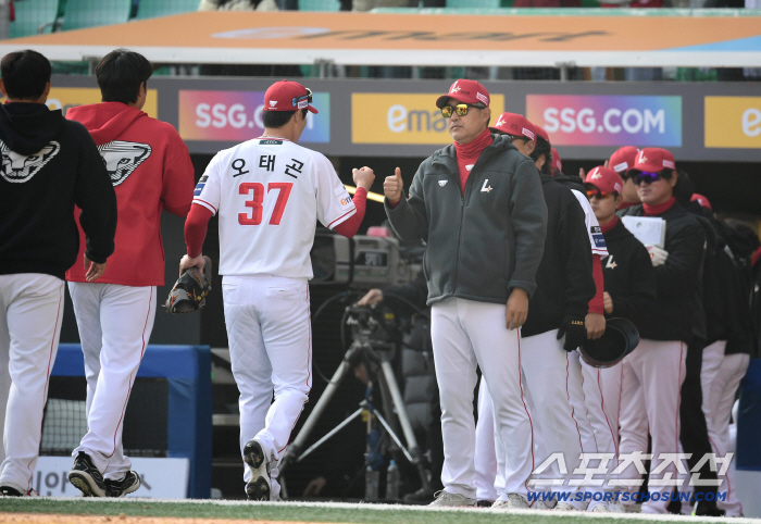 "실험 끝, 5선발만 남았다" 이숭용 감독, '최정 타이밍, 베니지아노 위기관리능력' 칭찬 "긴장감 유지할 것"