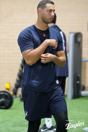 '한화 도와줘요' 美 공습→22시간 생지옥, 조국 우승 응원한다…