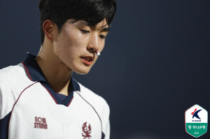 [현장인터뷰]'코피 투혼'→'이정규 광주 감독이 믿고 기회 주는' 2007년생 김용혁 