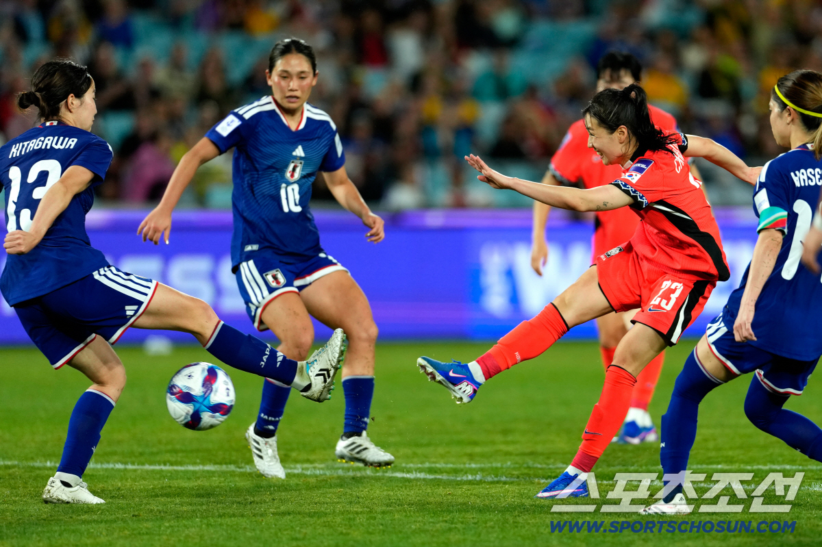 "슈팅수 21-6, 세계8위 日과의 초격차" 신상우호, 일본전 1대4 대…
