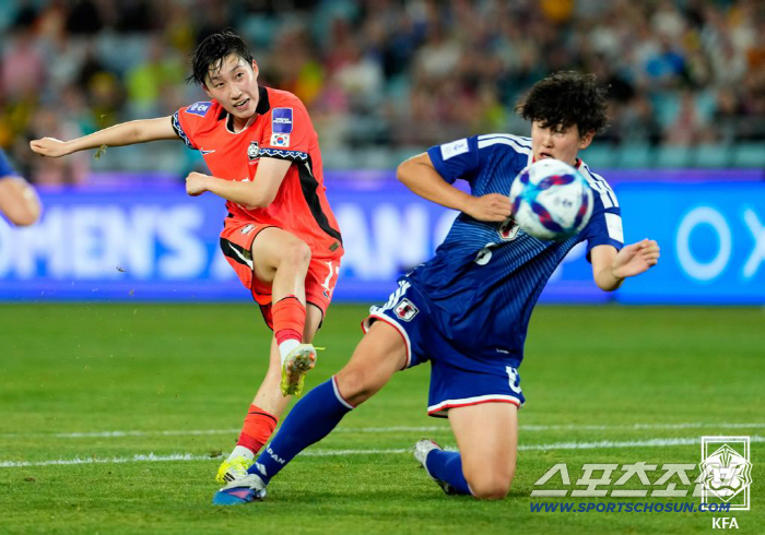 "슈팅수 21-6, 세계8위 日과의 초격차" 신상우호, 일본전 1대4 대…