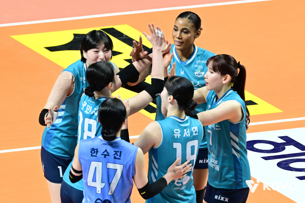 '흥국생명 나와!' GS칼텍스 3위 확정, 4년 만에 봄배구 간다…IBK…