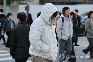 아침 기온 영하권 '쌀쌀'…일교차 최대 20도