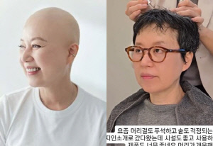 '유방암' 박미선, 삭발 아픔 딛고 되찾은 머리카락 