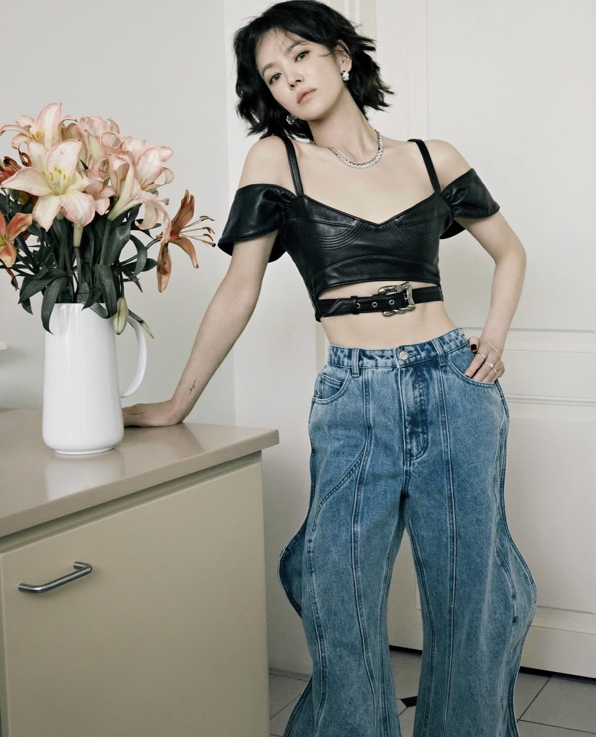 송혜교, 쫙 갈라진 복근→시스루 상반신 파격 노출까지..현장도 감탄 “전…