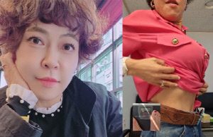 조혜련, 59→52kg '갈비뼈' 드러내고 달라진 외모 