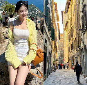 '한강 아이유' 윤영경, ♥남창희와 이탈리아 신혼여행..그림같은 풍경 '감탄'