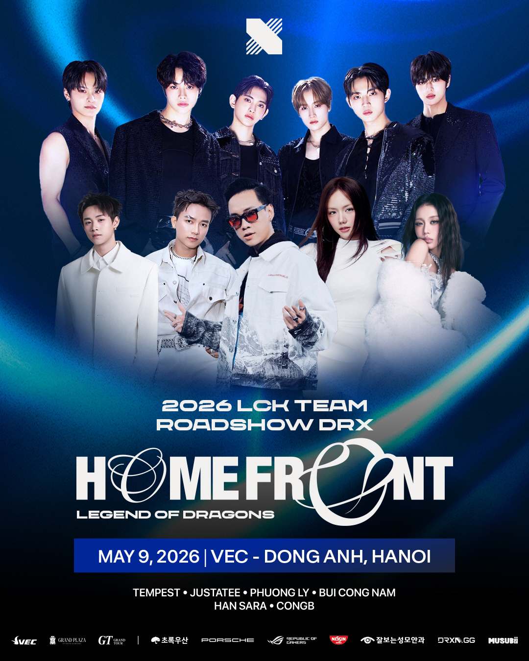 DRX, LCK 정규리그 사상 최초로 팀 로드쇼를 5월 베트남 하노이에서…